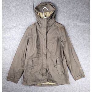 Mountain Hardwear Rain Jacket Women's Large Genevera Full Zip Hooded Waterproof